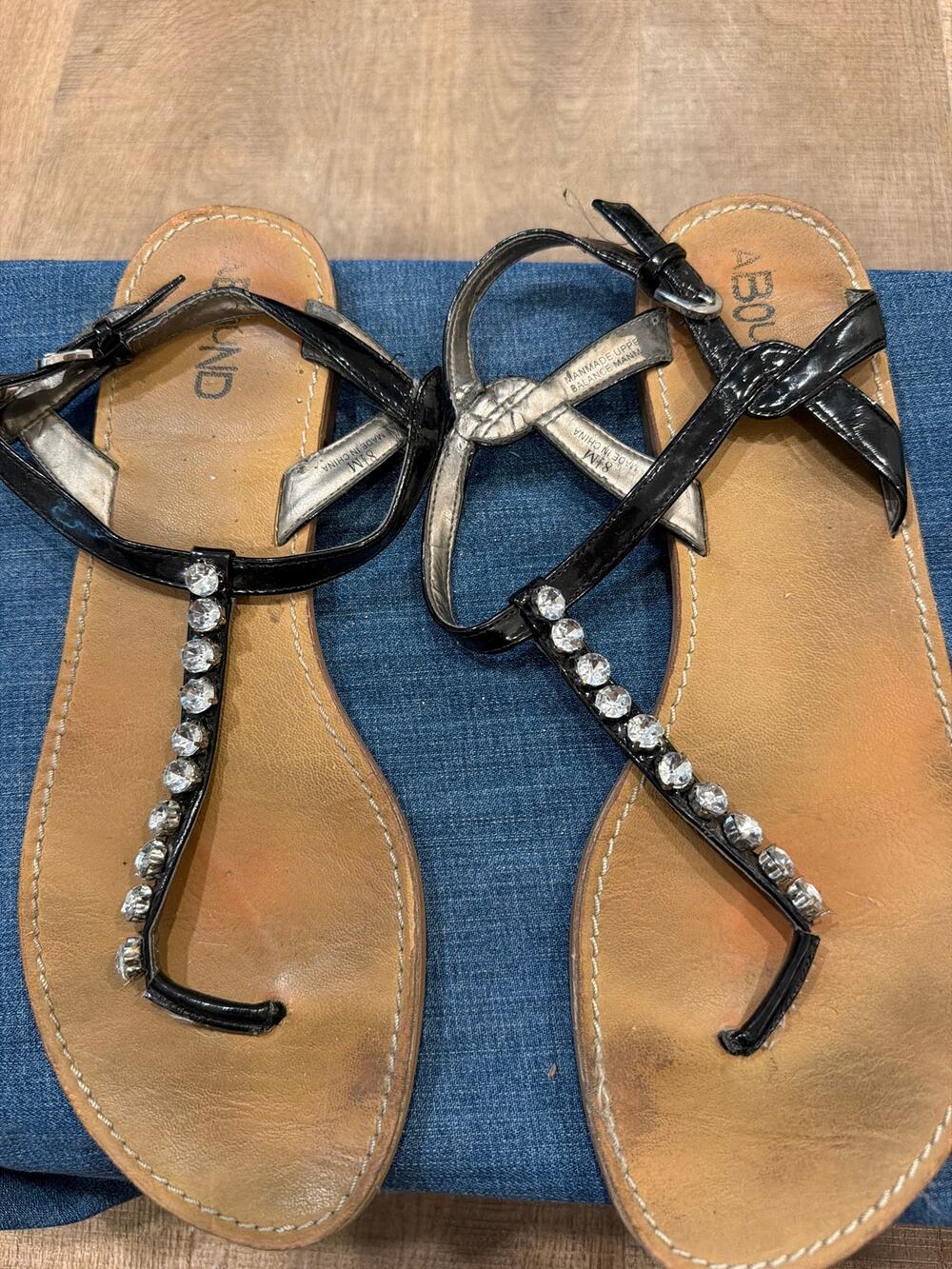 Abound women’s black sandals